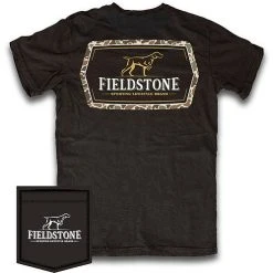 Fieldstone Outdoors Camo Logo T Shirt