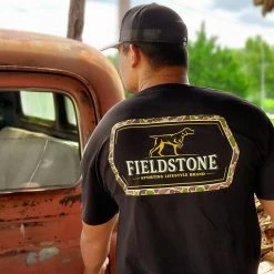 Fieldstone Outdoors Camo Logo T Shirt