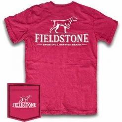 T-Shirts Fieldstone Outdoors Berry Logo T Shirt