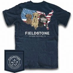 T-Shirts Fieldstone Outdoors USA Bird Dog T Shirt