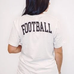 Purple Door Boutique The Simple Football Graphic Tee