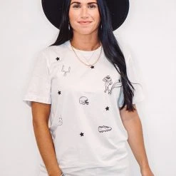 Purple Door Boutique The Simple Football Graphic Tee