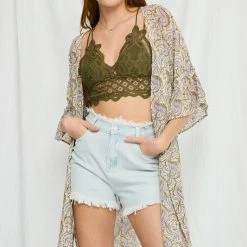 The Purple Door Boutique New Arrivals No Worries Frayed Denim Shorts