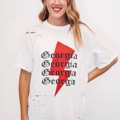 Purple Door Boutique Georgia Lightning Bolt Tee
