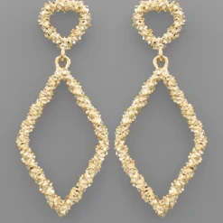 Purple Door Boutique New Year Gold Earrings