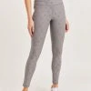 Mono B Athleisure Mono B Grey Star Jacquard Leggings New Arrivals
