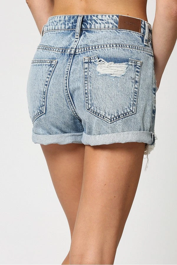 Hidden Jeans Riley Distressed Boyfriend Denim Shorts Summer SALE 5 Hidden Jeans Riley Distressed Boyfriend Denim Shorts Summer SALE