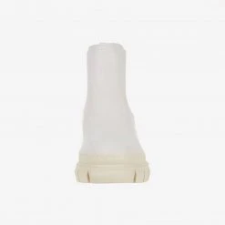 Mia Shoes Connor Off White Platform Booties