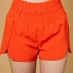 Purple Door Boutique Active Babe Orange Shorts New Arrivals