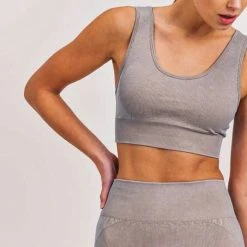 Mono B Athleisure Mono B Meeting Goals Sage Sports Bra Ladies'