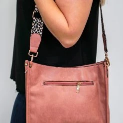 Purple Door Boutique Purses/Totes Lanna Mauve Crossbody Bag