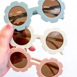 Purple Door Boutique Youth Flower Retro Sunglasses