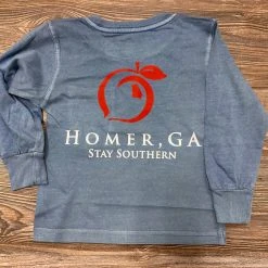 Peach State Pride Youth Homer, GA Blue Jean T Shirt T-Shirts