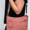 Purple Door Boutique Purses/Totes Lanna Mauve Crossbody Bag