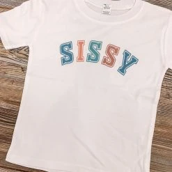 Purple Door Boutique YOUTH Sissy White Tee New Arrivals