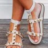 Shu Shop Dilsia Bone Studded Sandals Summer SALE
