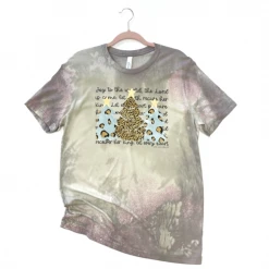 Pink Armadillos Ladies' Joy To The World Christmas Tee