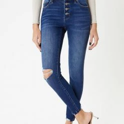 Kan Can Jeans Kan Can Milo Mid Rise Skinny Jeans Ladies'