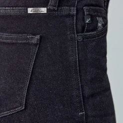 Kan Can Dark Grey Flare Jeans Ladies'