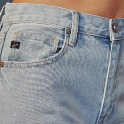 Kan Can Jeans Kan Can High Rise Distress Straight Fit Jeans