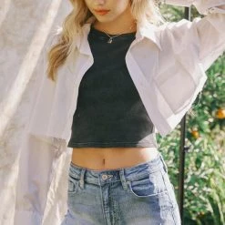 Kan Can Jeans Kan Can High Rise Denim Shorts