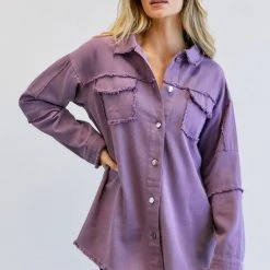 Purple Door Boutique New Arrivals Rock & Roll Lavender Jacket