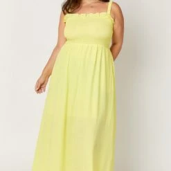 Purple Door Boutique Forever Vacation Lemon Maxi Dress New Arrivals