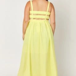 Purple Door Boutique Forever Vacation Lemon Maxi Dress New Arrivals