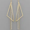Purple Door Boutique Lets Go Out Crystal Earrings Jewelry