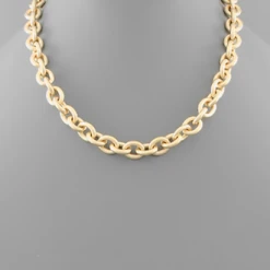 Purple Door Boutique Jewelry Chunky Chain Matte Gold Necklace