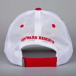 Hats Onward Reserve 'Patch' Trucker Hat - Red/Black