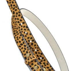 Purple Door Boutique 'Miss Dot' Leather Belt - Tan