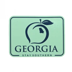 Peach State Pride 'GA Patch' Decal - Mint Accessories/Gifts