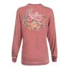 Southern Shirt Company Southern Shirt Co. 'Forest Florals' Long Sleeve - Faded Rose T-Shirts
