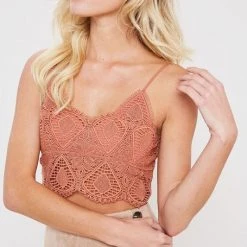 Purple Door Boutique 'On Cloud Nine' Bralette - Rust Ladies'
