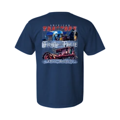 Tried And True American Tractors Short Sleeve - Blue