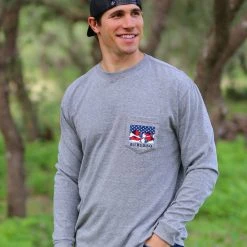 Burlebo 'Life Is Better Here' Long Sleeve - Heather Gray