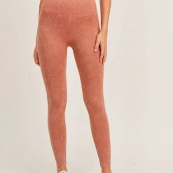 Mono B Athleisure Mocha Mousse Mono B Leggings Ladies'