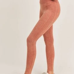 Mono B Athleisure Mocha Mousse Mono B Leggings Ladies'