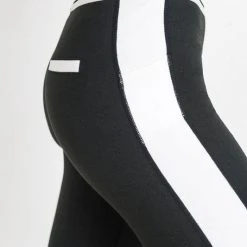 Mono B Athleisure Mono B Colorblock Black White Biker Shorts Ladies'