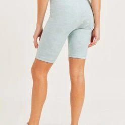 Mono B Athleisure Ladies' Mono B Camo Jacquard Surf Spray Biker Shorts