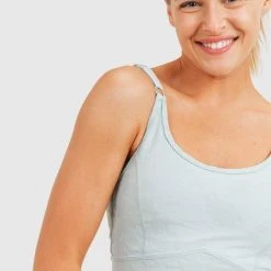 Mono B Athleisure Ladies' Mono B Textured Camo Surf Spray Sports Bra