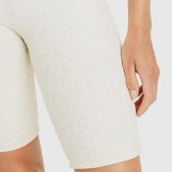 Mono B Athleisure Summer SALE Mono B Staying Sassy Natural Textured Biker Shorts