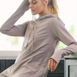 Mono B Athleisure Mono B Iris Active Hoodie Top Ladies'