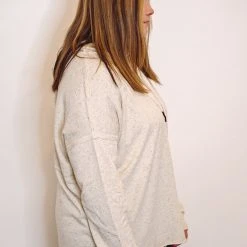 Purple Door Boutique Lounge & Athletic Wear Mono B Oatmeal Sprinkle Chill Fit Hoodie