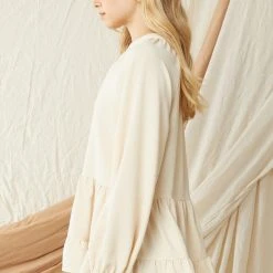 Purple Door Boutique New Arrivals Perfectly Yours Tiered Natural Top