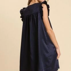 Purple Door Boutique Glam Time Navy Satin Dress New Arrivals