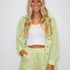 Purple Door Boutique Light Green Oversized Waffle Top New Arrivals