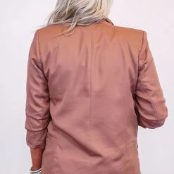 Purple Door Boutique Small Town Charm Hazelnut Blazer