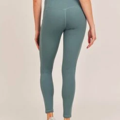 Mono B Athleisure Mono B GREEN Leggings In North Atlantic Ladies'